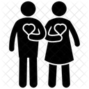 Couple Newlywed Lovers Icon