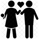Couple Newlywed Lovers Icon