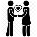 Couple Newlywed Lovers Icon