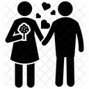 Couple Newlywed Lovers Icon