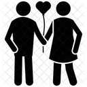 Couple Newlywed Lovers Icon