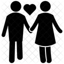Couple Newlywed Lovers Icon