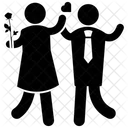 Couple Newlywed Lovers Icon