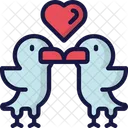 Love Birds Animal February Icon