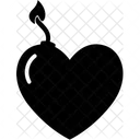 Bomb Heart Romantic Icon