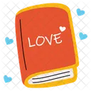 Romantic Book Emotion Icon