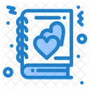 Book Love Notebook Icon