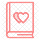 Love Book Hearts Icon