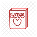 Love Book Book Heart Icon