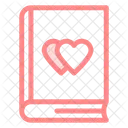 Love Book Hearts Icon