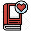 Love Books Romantic Novel Story Icon