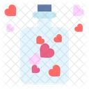 Love Bottle Heart Icon