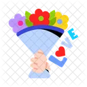 Love Bouquet Flower Bouquet Bouquet Gift アイコン