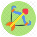 Love Bow Heart Bow Archery Icon