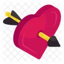 Love Bow Heart Bow Archery Icon