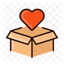 Love Box Delivery Shipping Icon