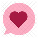 Love Bubble Chat  Symbol