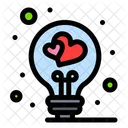 Love Bulb  Symbol