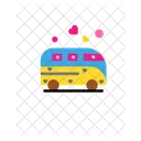 Love Bus Bus Transport Icon