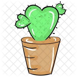 Love Cactus  Icon