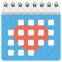 Love Calendar Event Calendar Date Icon