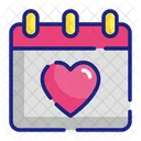 Love Calendar Date Reminder Icon