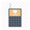 Phone Love Heart Icon