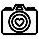 사랑 카메라 사진 사진 아이콘