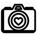 사랑 카메라 사진 사진 아이콘