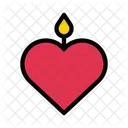 Candle Love Dating Icon