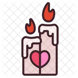 Love Candle  Icon