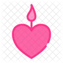 Love Candle Candle Light Icon
