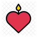 Love Candle  Icon