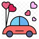 Love Car Car Honeymoon Icon