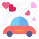 Car Honeymoon Heart Icon