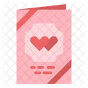 Love Card Invitation Icon