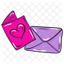 Love Card Love Greetings Valentine Card Icon