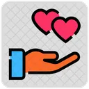 Valentine Day Hand Heart Symbol
