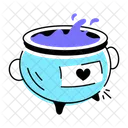 Love Cauldron Love Potion Cauldron Pot Icon