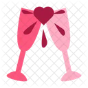 Love Champagne  Symbol