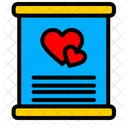 Love Chart Love Message Love Letter Icon