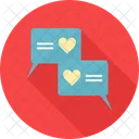 Love Chat Chat Discussion Icon