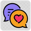 Valentine Day Chat Heart Symbol
