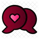 Chat Love Heart Icon