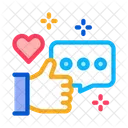 Love Chat Communication Icon
