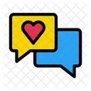 Love Chat Conversation Icon