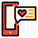Smartphone Heart Love Icon