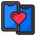 Love Chat Smartphone Mobilephone Icon