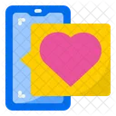Love Chat Smartphone Message Icon