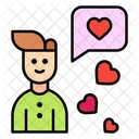 Love Chat Male Male Chat Icon